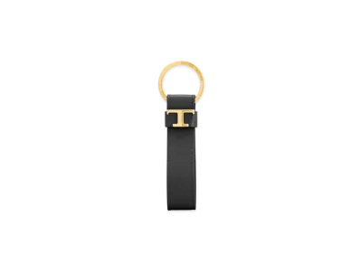TOD'S Key Holder in Leather "Black"