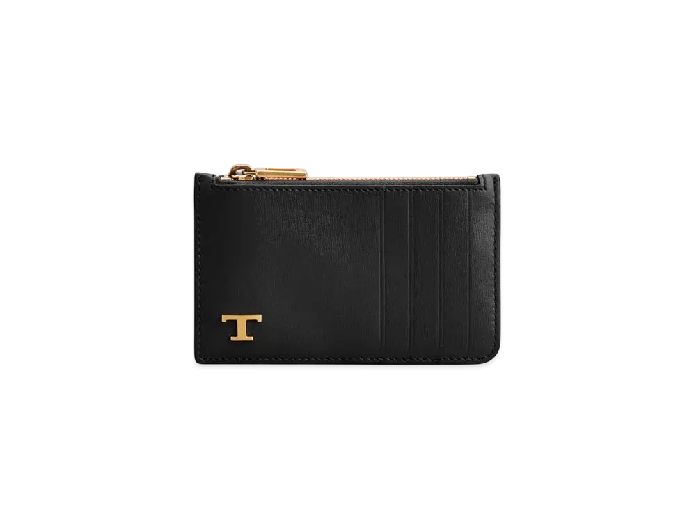 TOD'S Card Holder in Leather "Black"