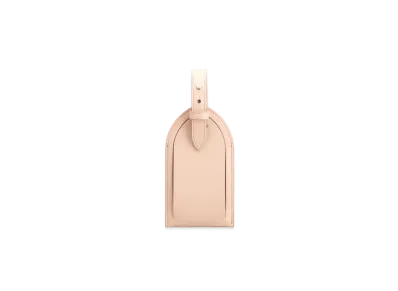 TOD'S Address Tag in Leather "Pink"