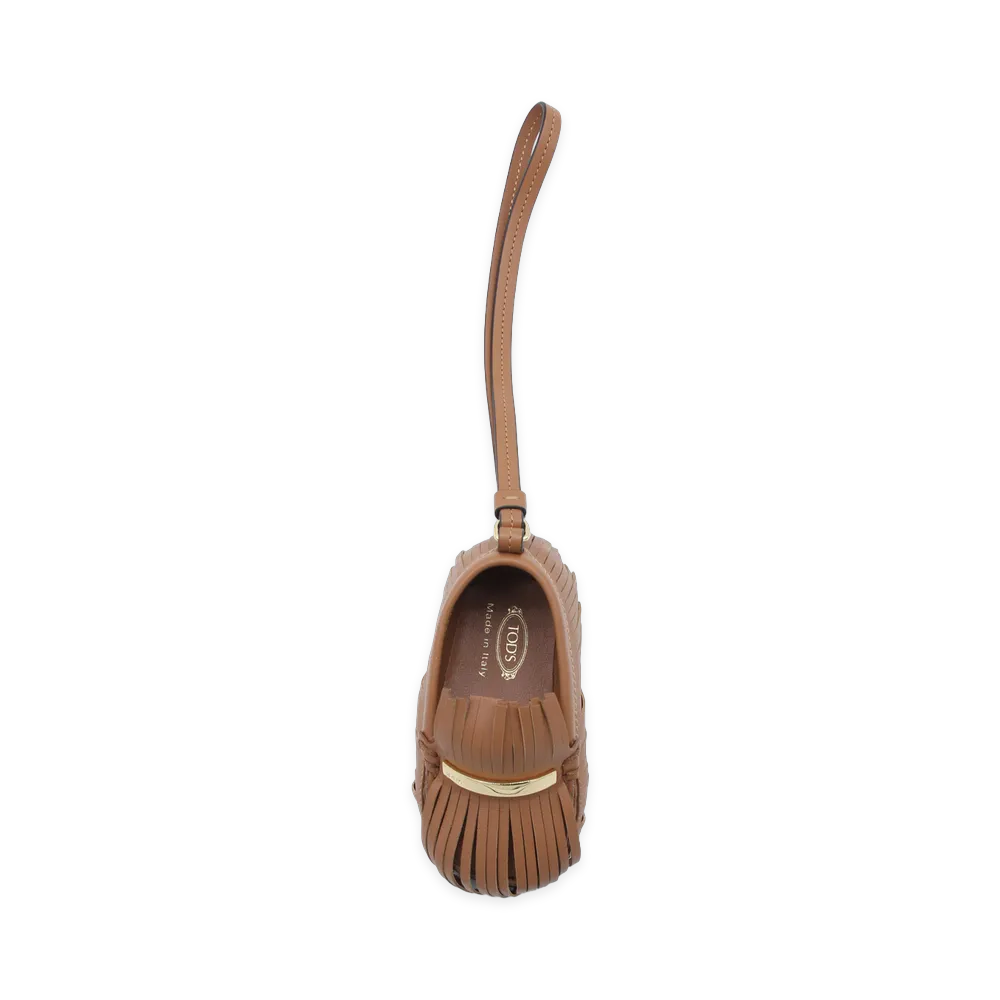 TOD'S Women's Charm Gommino In Pelle "Brown"