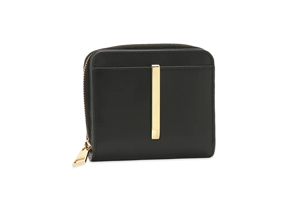 TOD'S Women's Bi-Fold Wallet "Black"