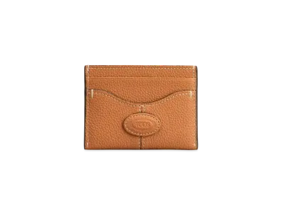TOD'S Card Holder in Leather "Brown"