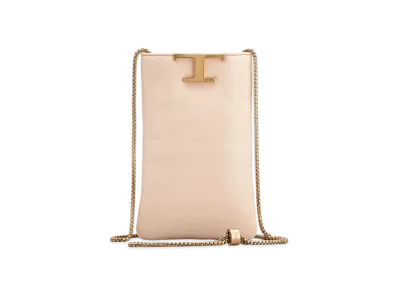 TOD'S T Timeless Smartphone Bag "Pink"