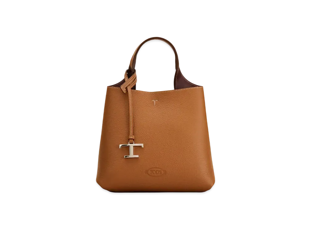 TOD'S Bag in Leather Mini "Brown"
