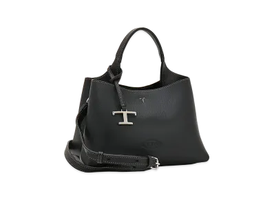 TOD'S Women's T Timeless Charm Leather Micro Handbag "Black"