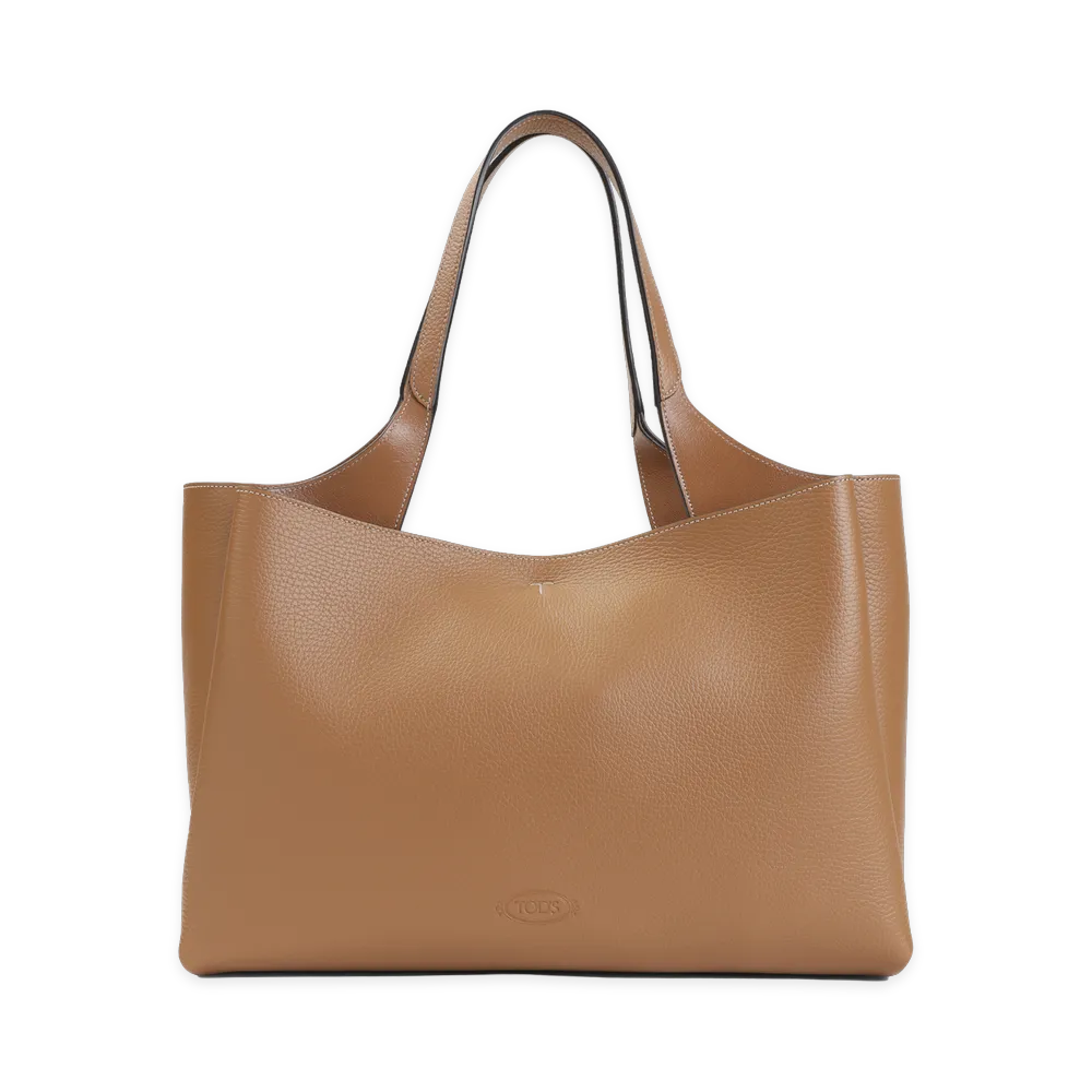 TOD'S Women's Kenia Scuro Apa Medium Shoulder Bag "Brown"