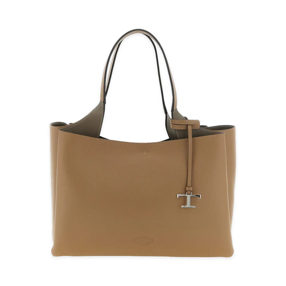 TOD'S Women's Medium T Timeless Shopping Bag "Brown"