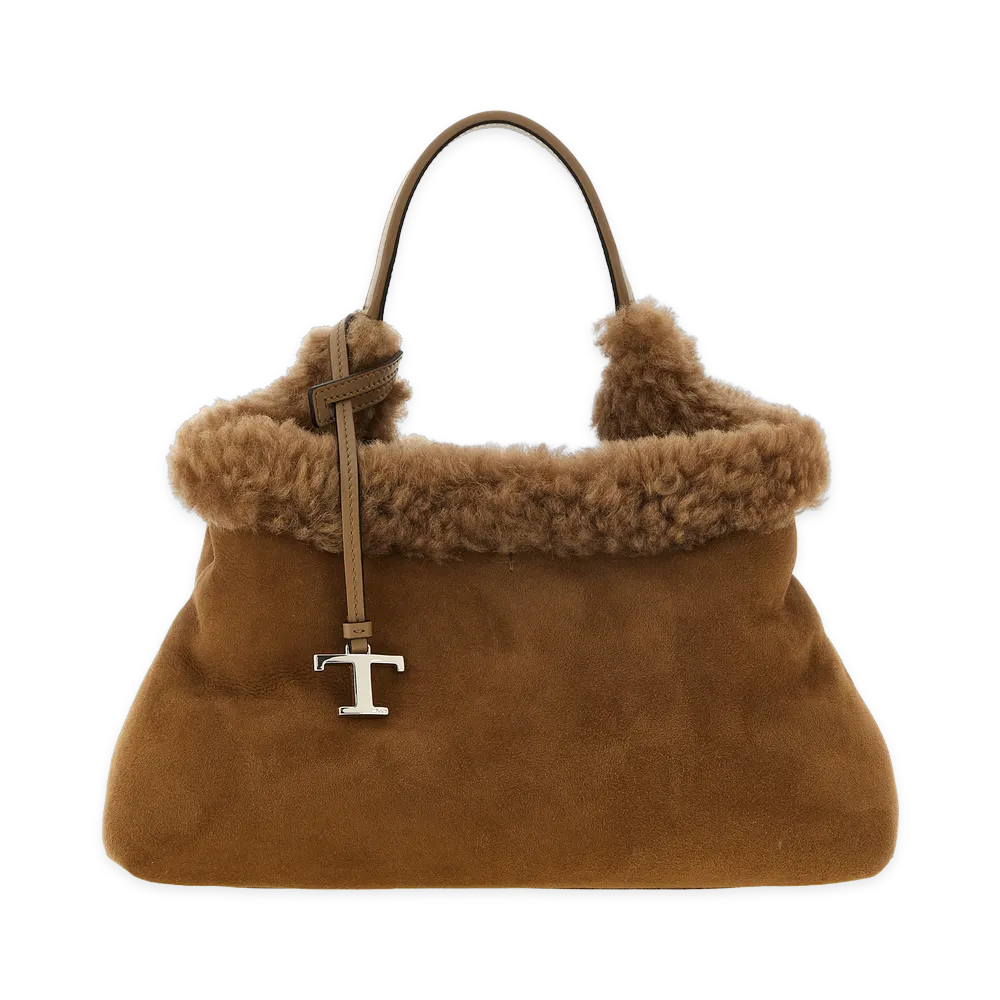 TOD'S Women's Small Leather Bucket Bag "Brown"