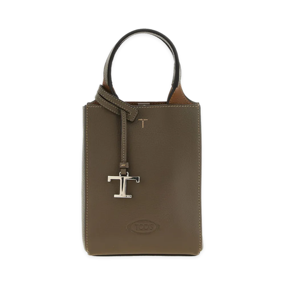 TOD'S Women's Micro T Timeless Handbag "Olive"