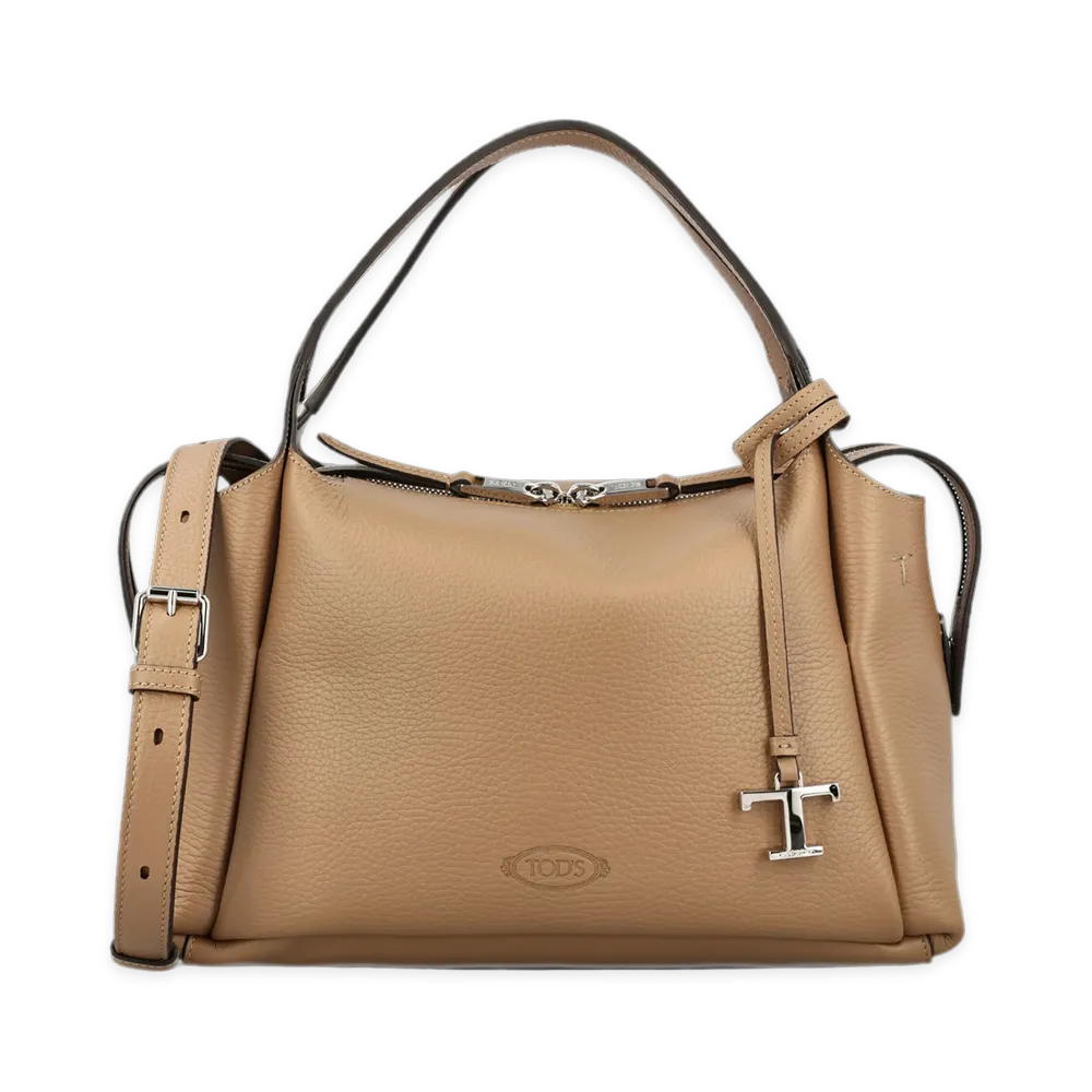 TOD'S Women's Bauletto Piccolo Con Tracolla "Beige"