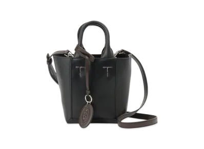 TOD'S Shoulder Leather Bag Mini "Black"