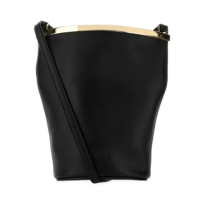 TOD'S Women's Leather Magenta Bucket Bag "Black"