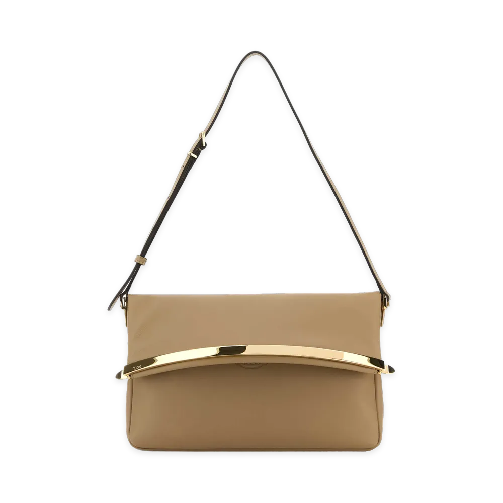 TOD'S Women's Leather Shoulder Bag "Corda/Beige"