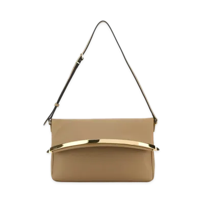 TOD'S Women's Leather Shoulder Bag "Corda/Beige"