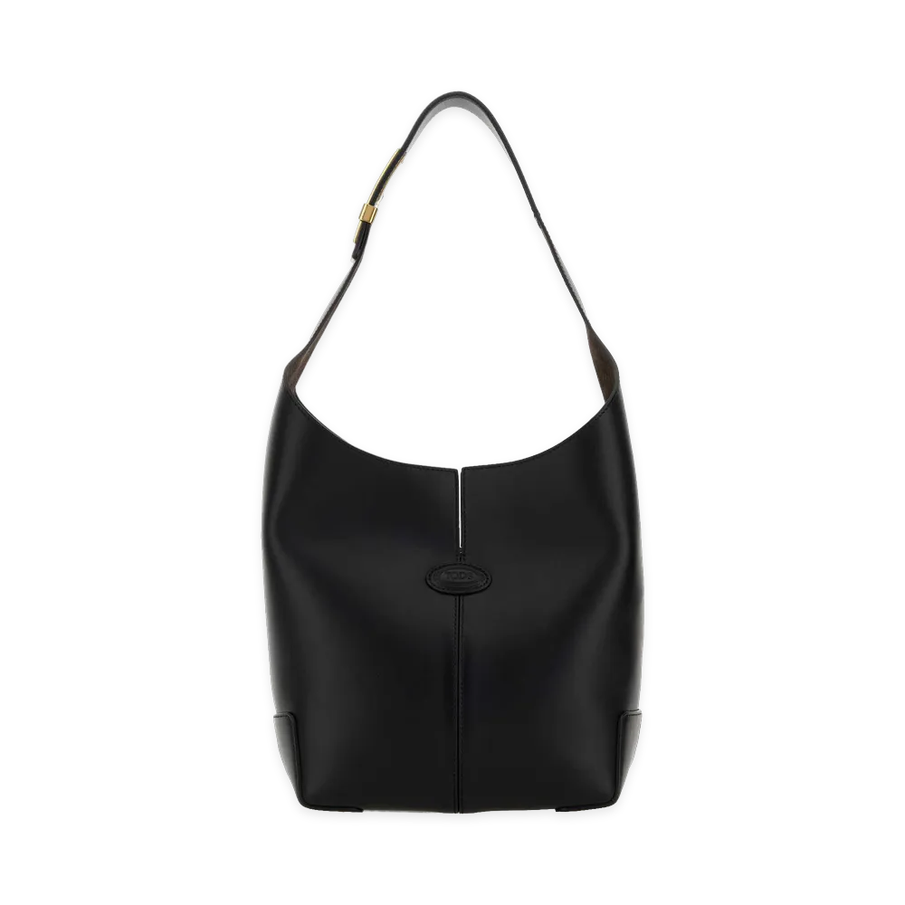 TOD'S Women's Leather Bucket Bag "Black"