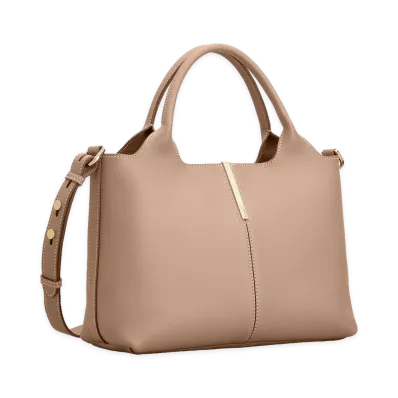 TOD'S Women's Leather Shopping Bag Small "Natural"