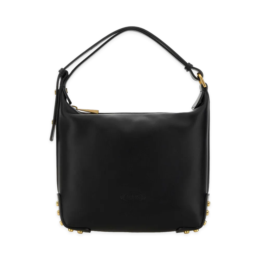 TOD'S Women's Leather Shoulder Bag "Black"