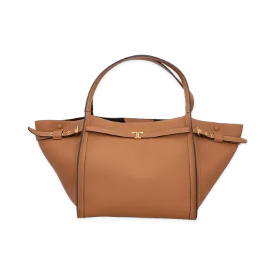 TOD'S Women's Tim Shopping Media "Brown"