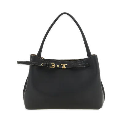 TOD'S Women's T Signature Piccola Handbag "Black"