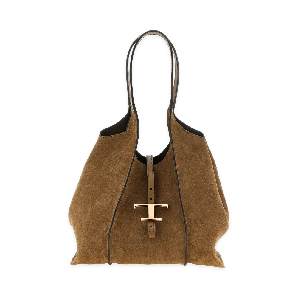 TOD'S Women's Medium T Timeless Shopping Bag "Brown"