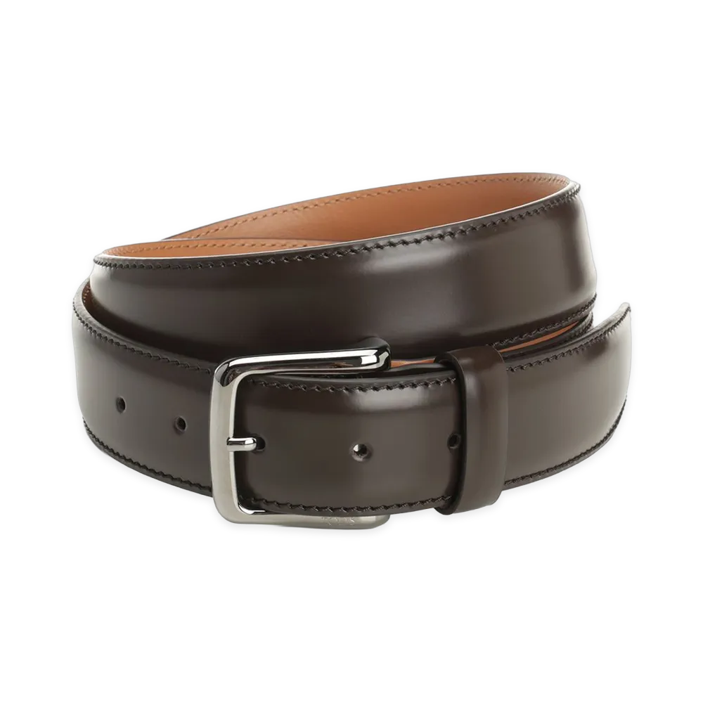 TOD'S Soft Leather Belt "Brown"