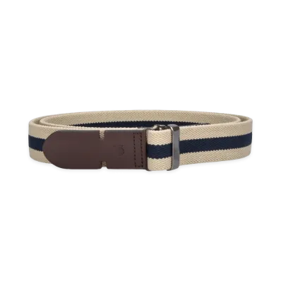 TOD'S Belts "Beige/Blue"