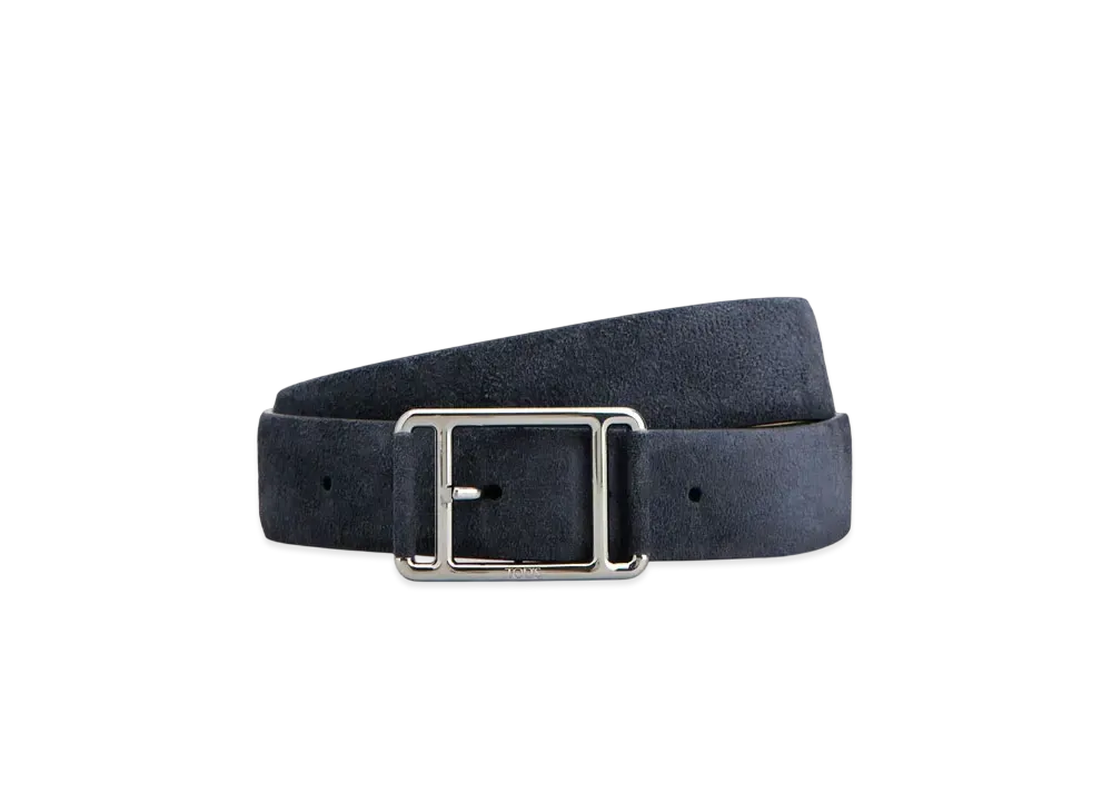 TOD'S Belt in Leather "Blue"