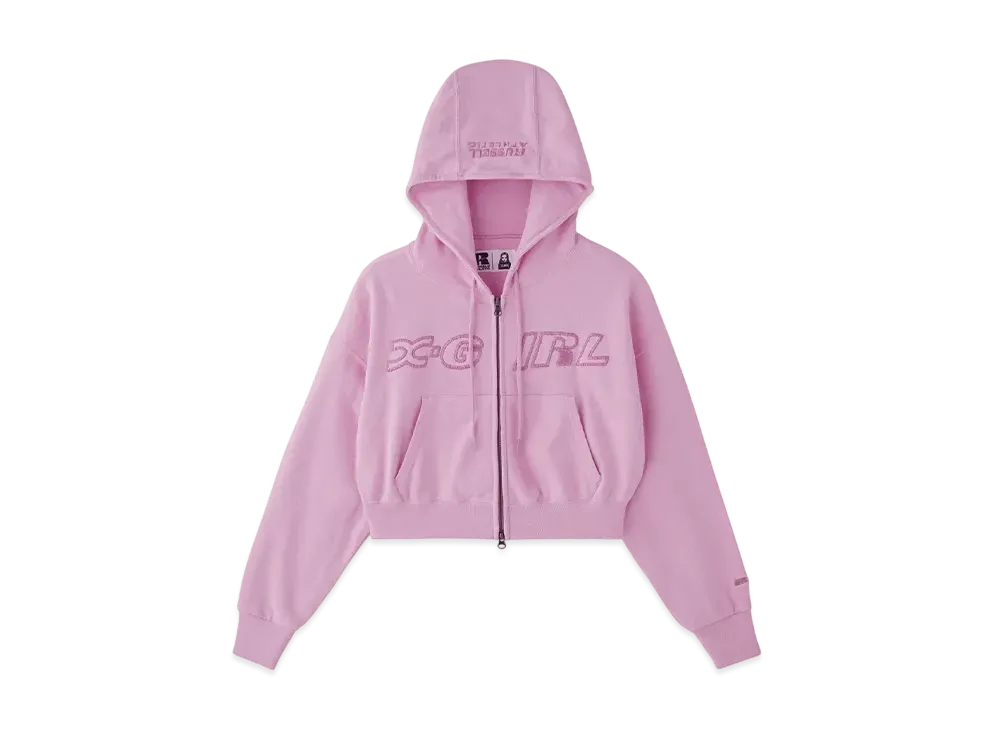 X-girl x RUSSELL ATHLETIC Zip Up Hoodie 