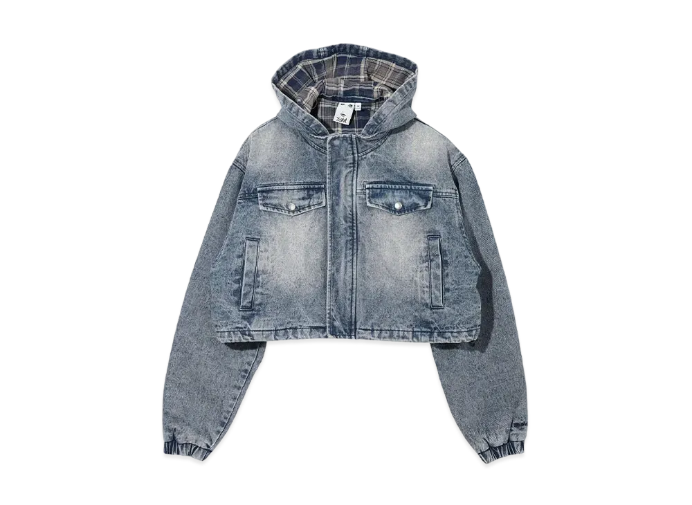 X-Girl Hooded Denim Jacket "Indigo"