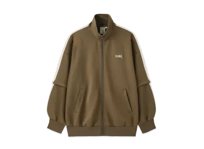 X-Girl 2Way Jersey Track Jacket "Brown"