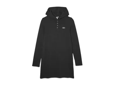 X-Girl Rib Hoodie Dress "Brown"