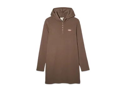 X-Girl Rib Hoodie Dress "Black"