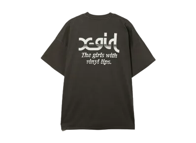 X-Girl Gradation Mills Logo S/S Big Tee Dress "Black"