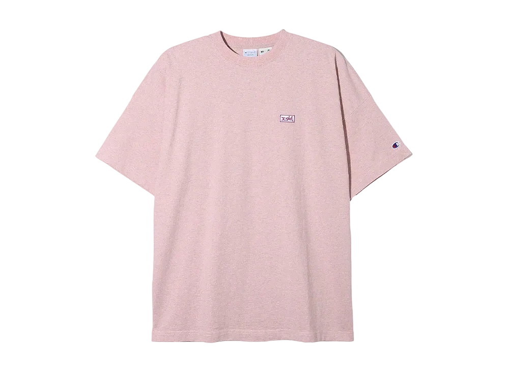 X-Girl X Champion S/S Big Tee Dress "Pink"