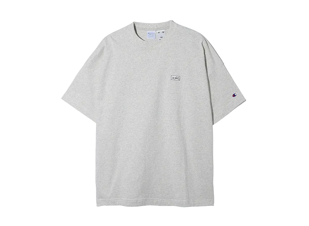 X-Girl X Champion S/S Big Tee Dress "Ash"