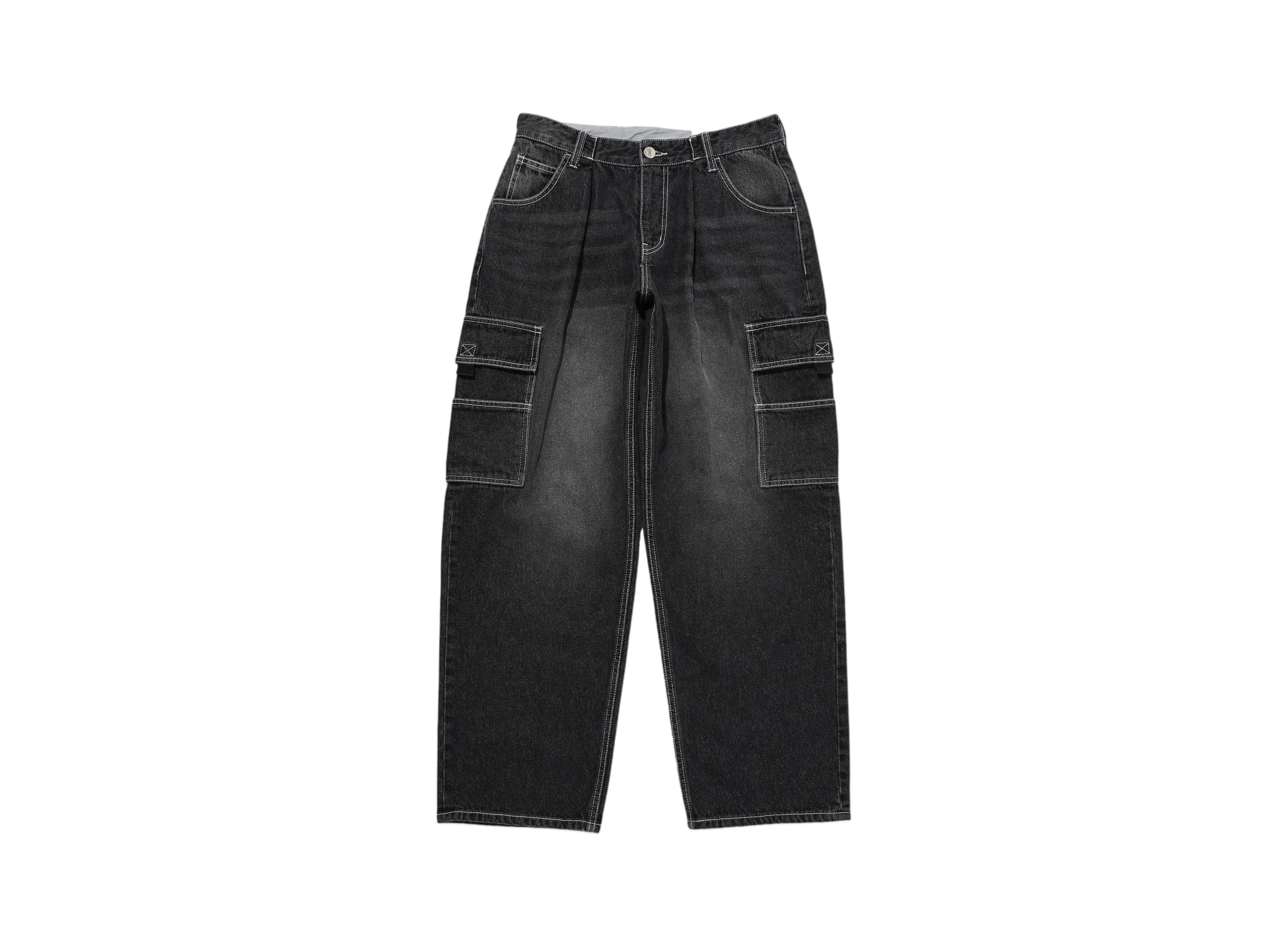 X-Girl Face Wide Cargo Pants "Black"
