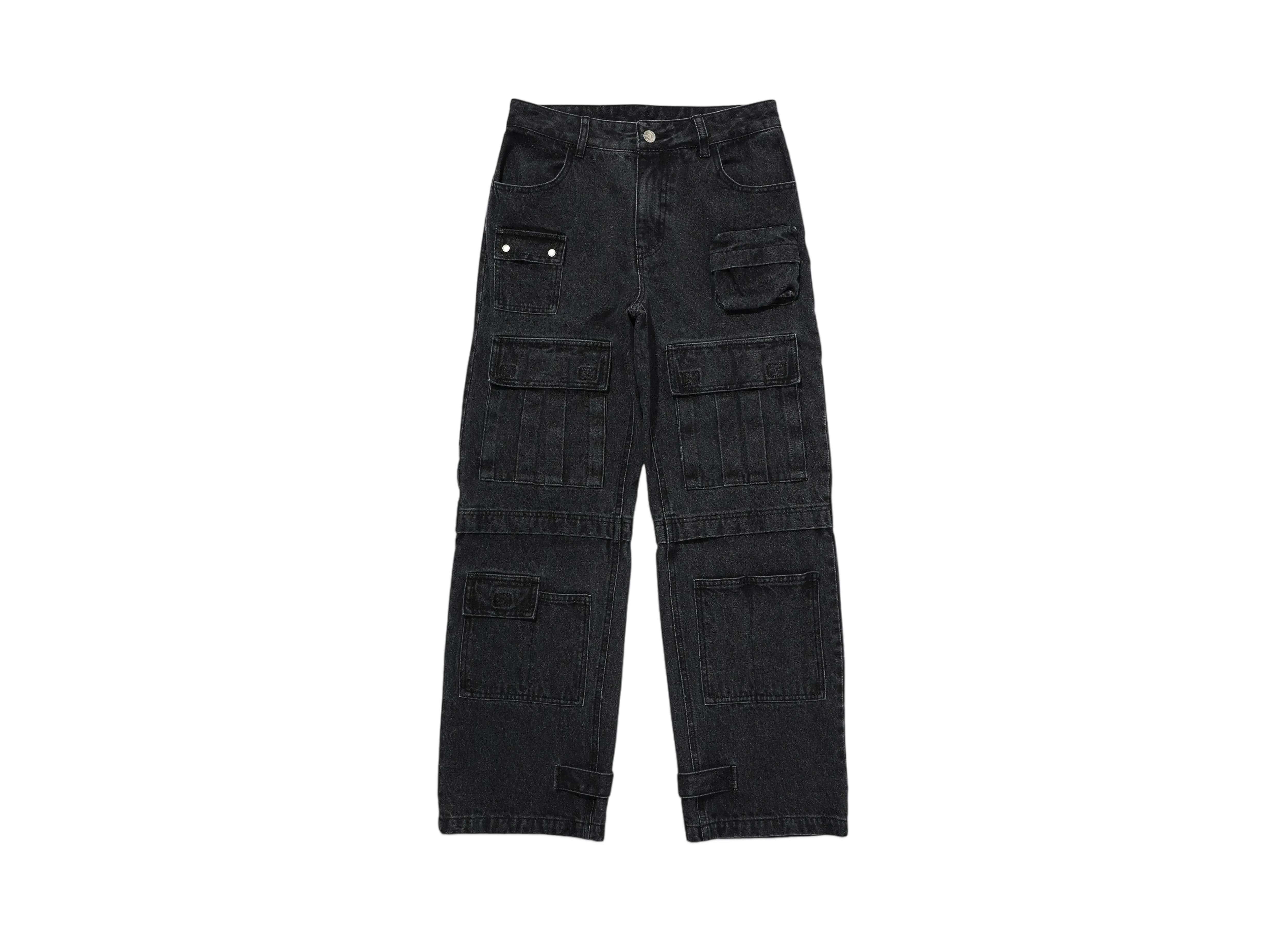 X-Girl Multi Pocket Denim Pants "Black"