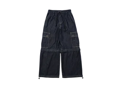 X-Girl 2Way Wide Leg Cargo Pants "Indigo"