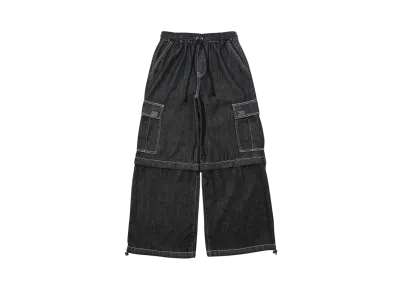 X-Girl 2Way Wide Leg Cargo Pants "Black"