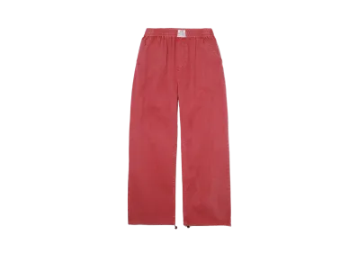 X-Girl Pigment Dyed Easy Pants "Red"