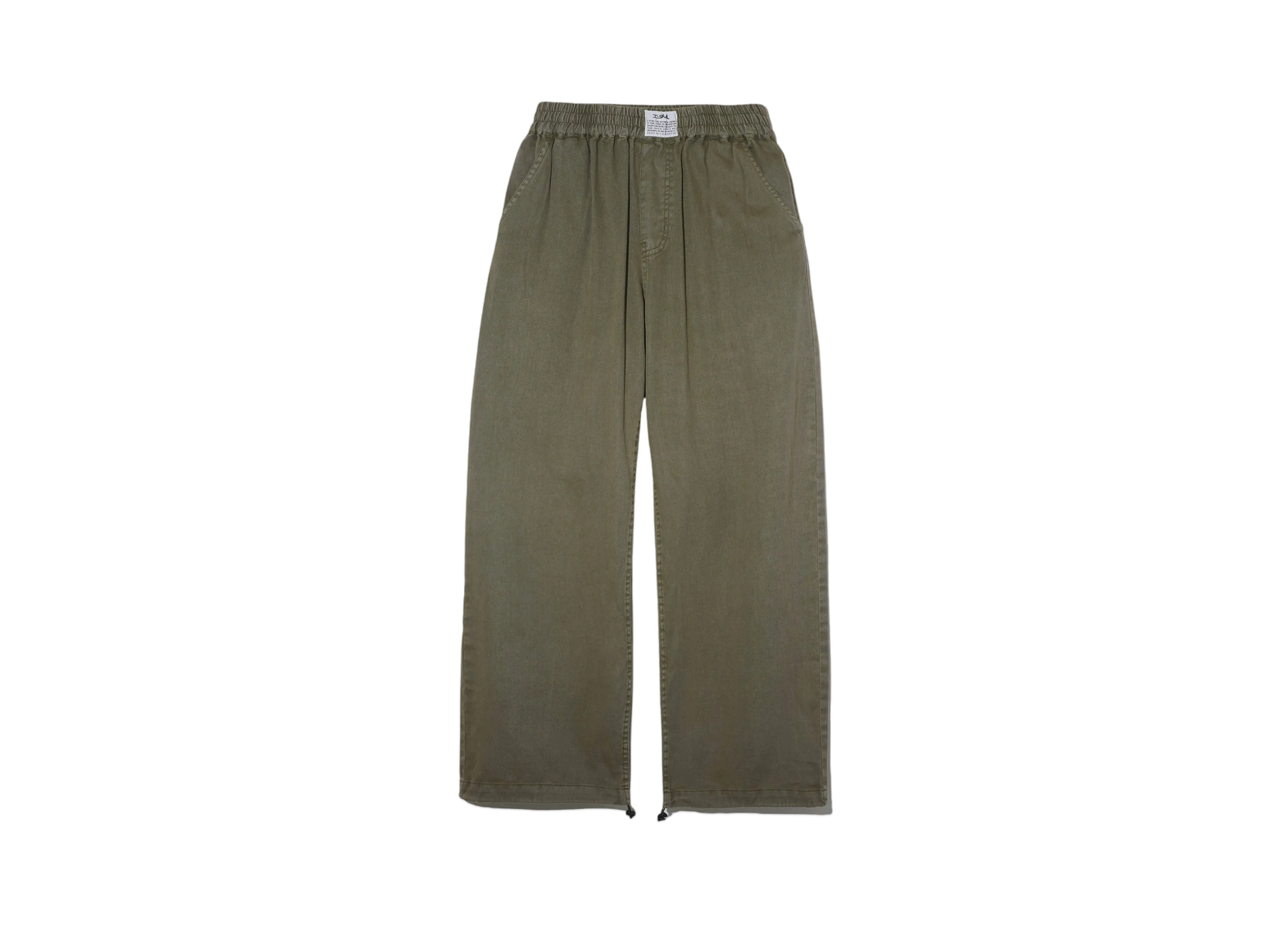 X-Girl Pigment Dyed Easy Pants "Olive"