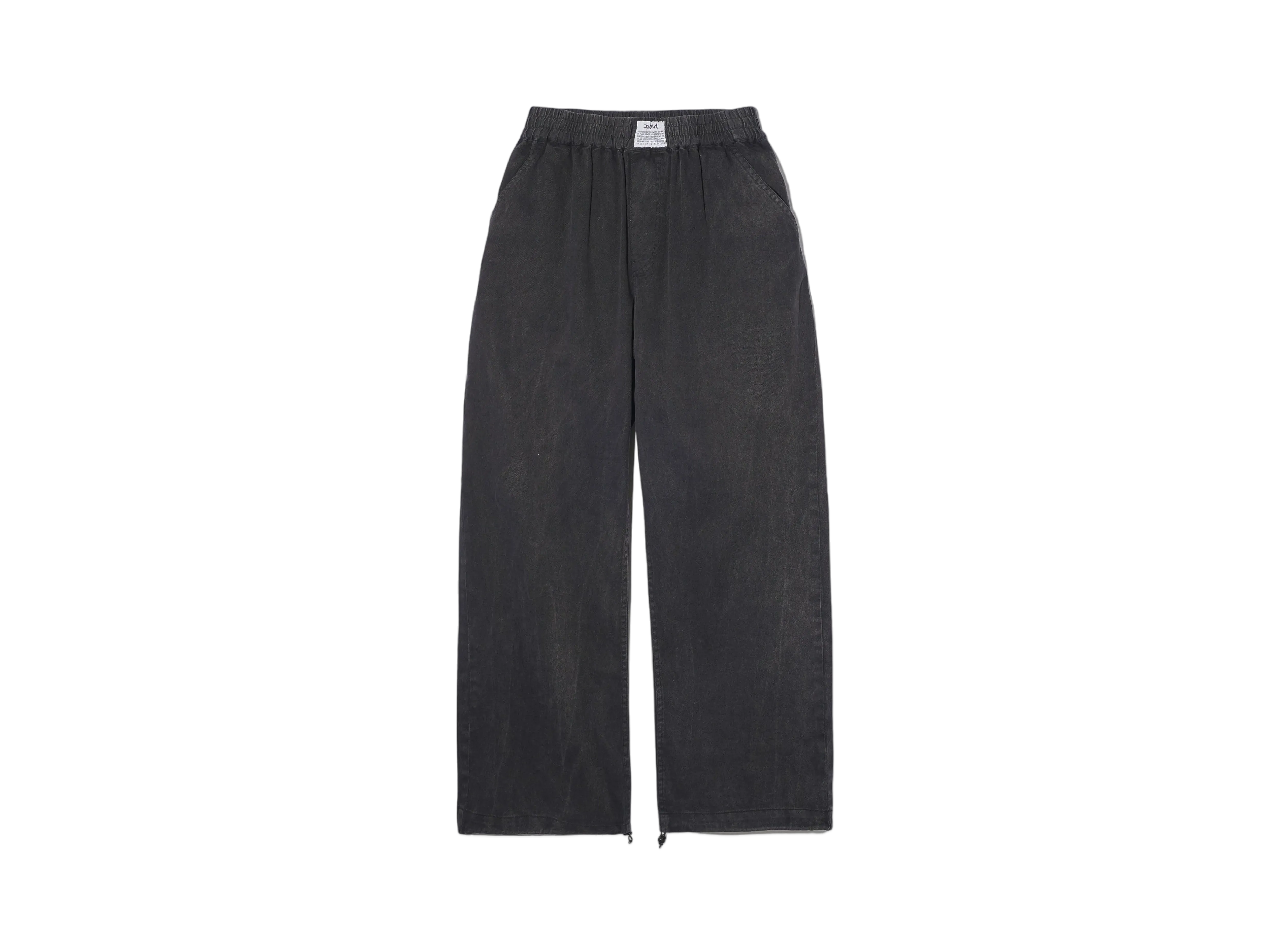X-Girl Pigment Dyed Easy Pants "Black"