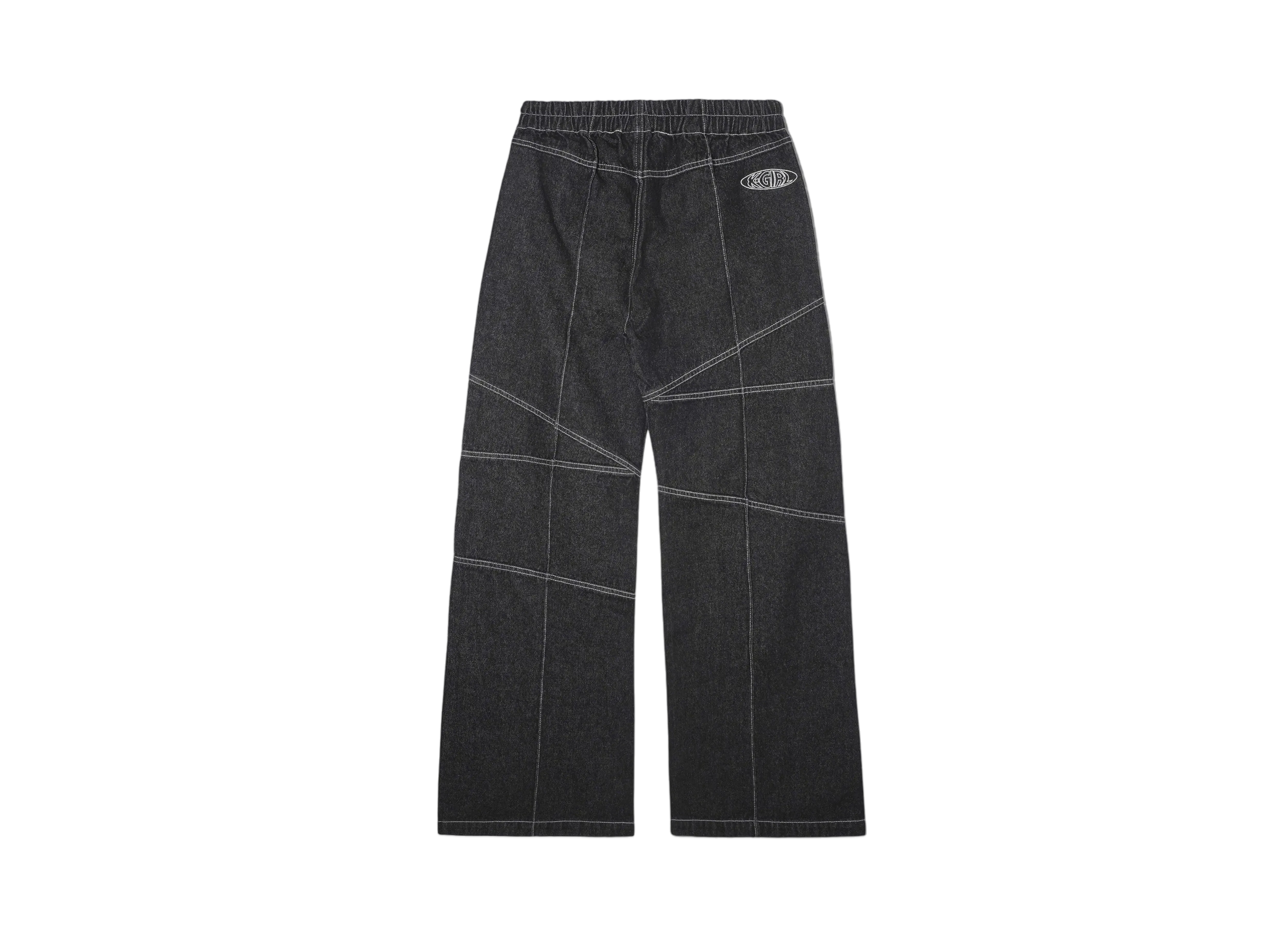 X-Girl Contrast Stitch Easy Pants "Black"