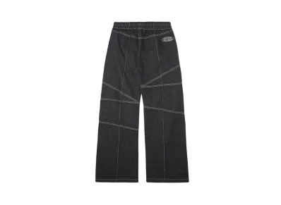 X-Girl Contrast Stitch Easy Pants "Black"