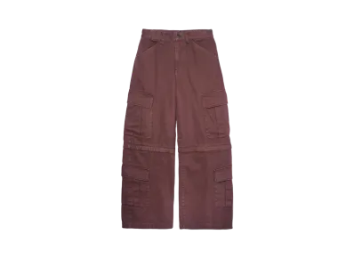 X-Girl 2Way Cargo Pants "Burgundy"