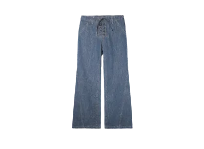 X-Girl Lace Up Denim Pants "Indigo"