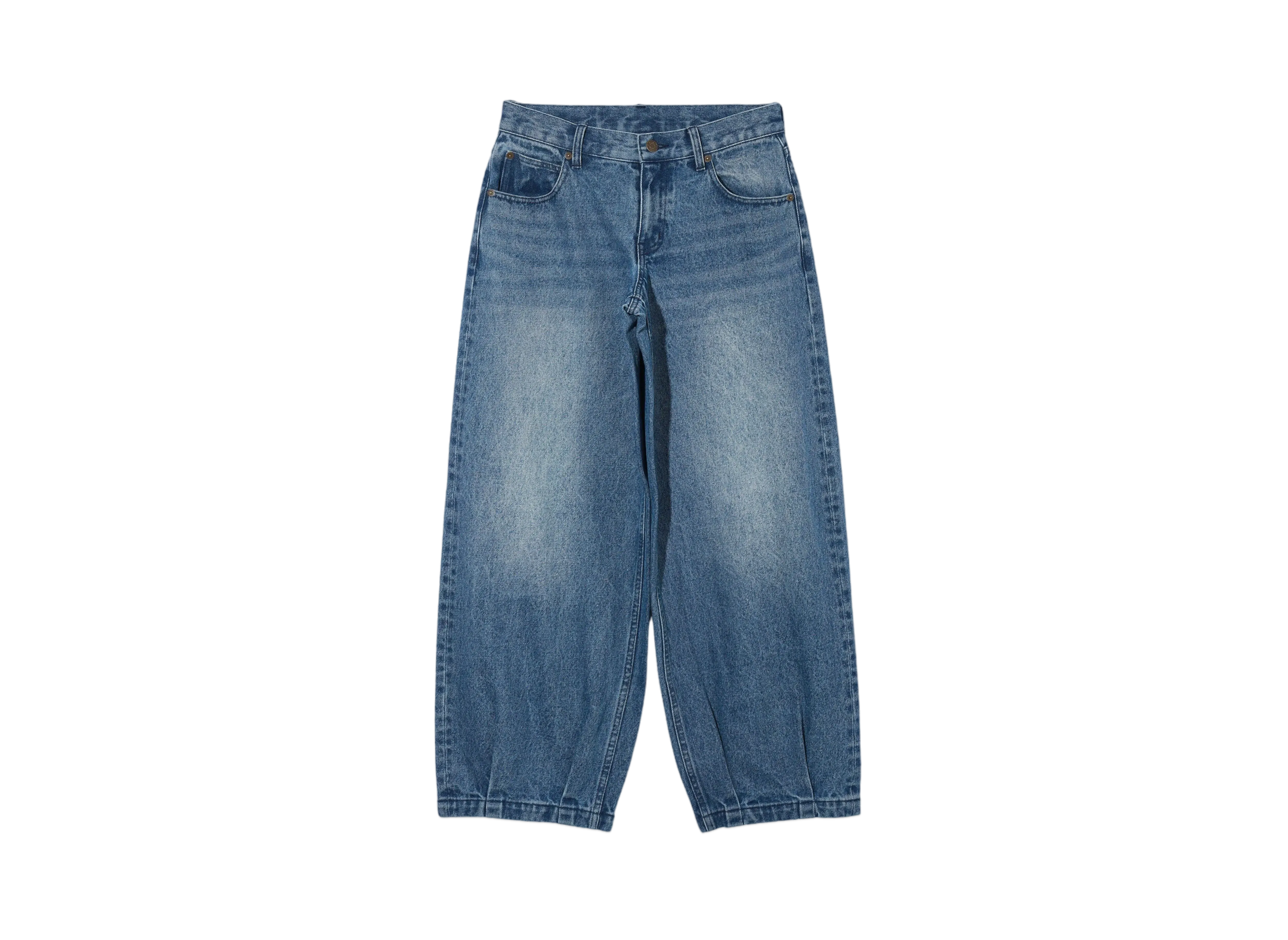 X-Girl Low Rise Hem Tuck Denim Pants "Indigo"