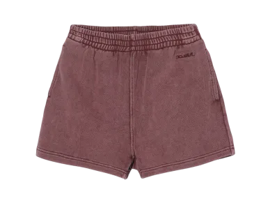 X-Girl Sweat Short Pants "Burgundy"