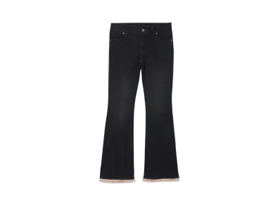 X-Girl Boa Denim Pants "Black"