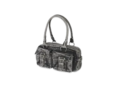 X-Girl Double Pocket Hand Bag "Black"